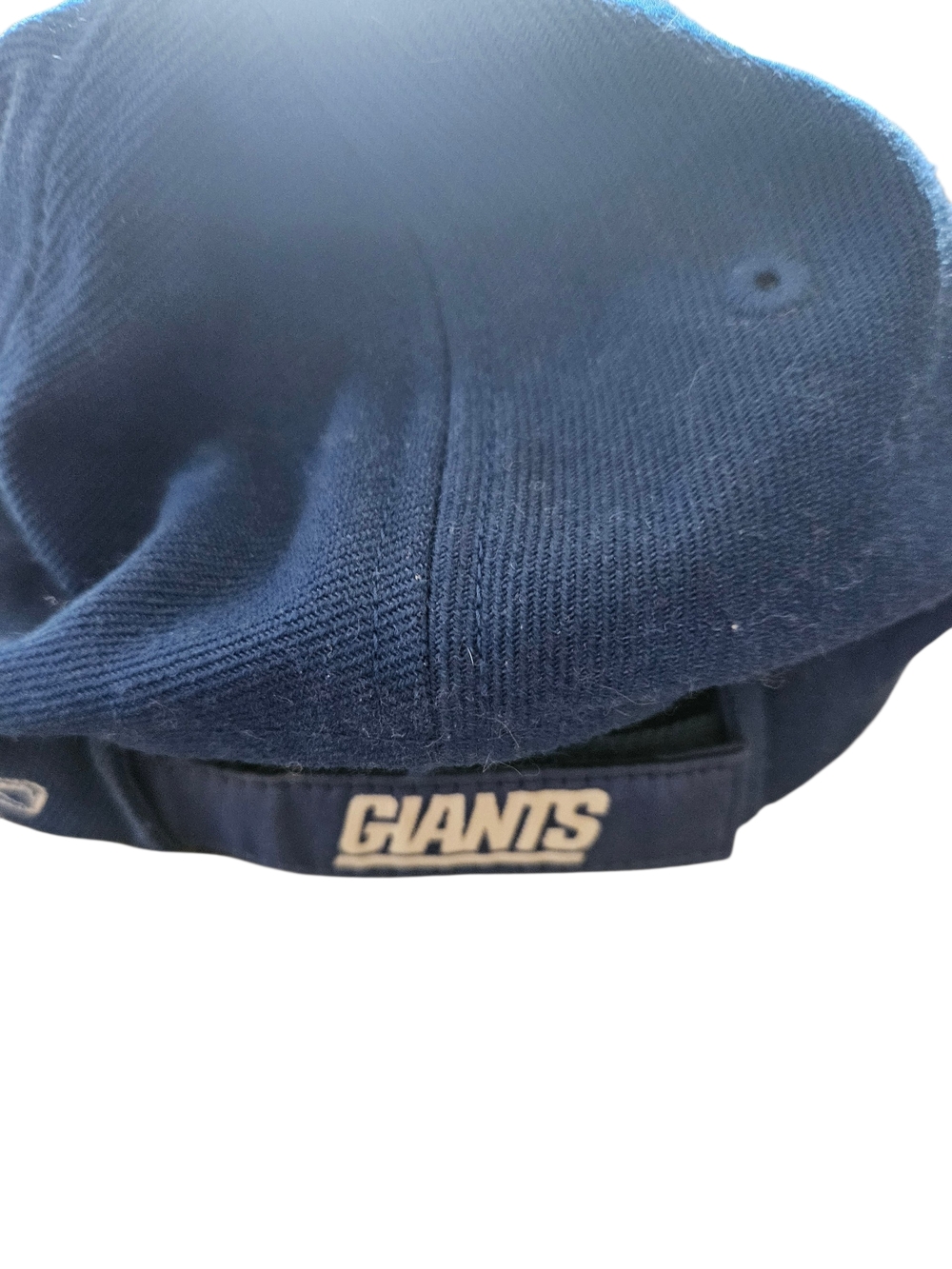 New York Giants NFL Adjustable Baseball Cap, Blue by Official Team Apparel - Picture 3 of 3